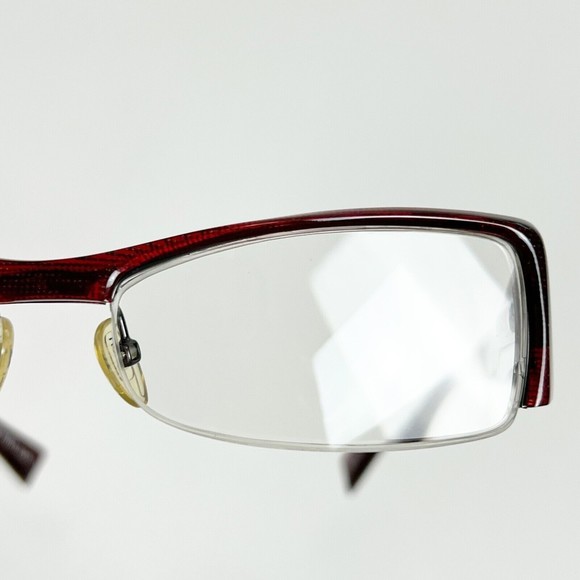 Alain Mikli A0491 16 Eyeglasses Frame Red 52-17-135 Half Rim with Case main image 14